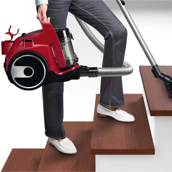 BOSCH GC05 Cleann'n BGC05A322 - Påslös dammsugare - 78 dB - 700W - 1,5L - Teleskopstångsrör - Universalborste