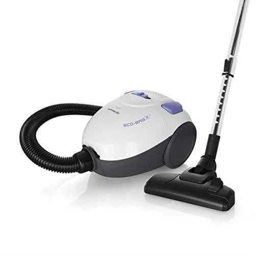 Orbegozo AP 7007 Dammsugare med påse, energiklass A, 2 liters påse, teleskoprör, roll-up AP 700 Svart, Lila, Vit