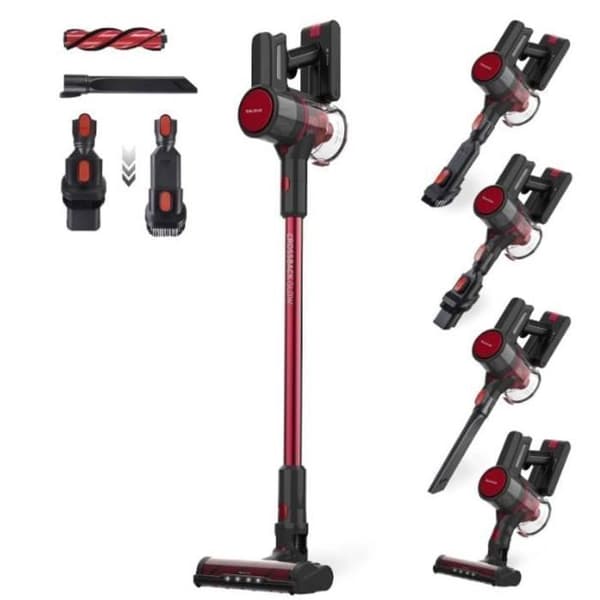 Sladdlös stickdammsugare - Taurus - CROSSBACK DIGITAL GLOW - 22,2V - 450W - Batteritid 35 min