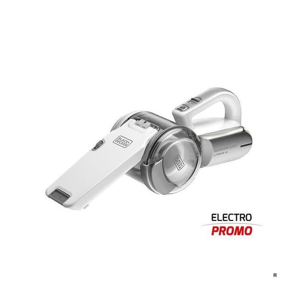 BLACK+DECKER PD1820L handdammsugare - 18V - Påslös - Litiumbatteri - 2 i 1 sugmunstycke och borste
