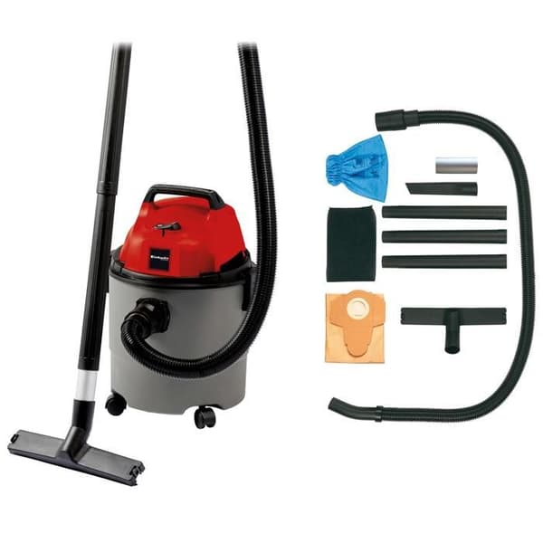 Einhell Vattentorr och dammsugare TC-VC 1815 (1250 W, 15L behållare, Levereras med tillbehör)