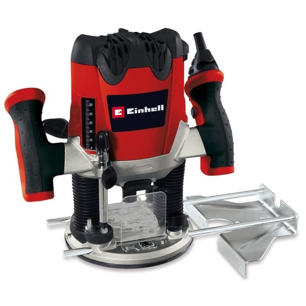 Einhell Fräse TE-RO 1255 (1200 W, Kabellängd: 3 m, SoftGrip-beläggning, Levereras med tillbehör)