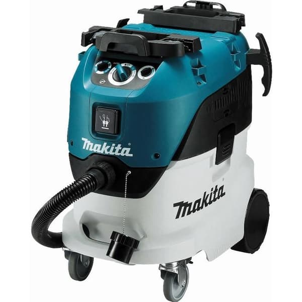 Makita VC4210MX Canister Dammsugare - 1400 W 250 mbar 42 liter - Torr och våt rengöring Blå, Vit