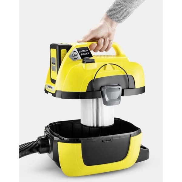 KARCHER WD1 Kompakt våt- och torrdammsugare med batteri - 7L