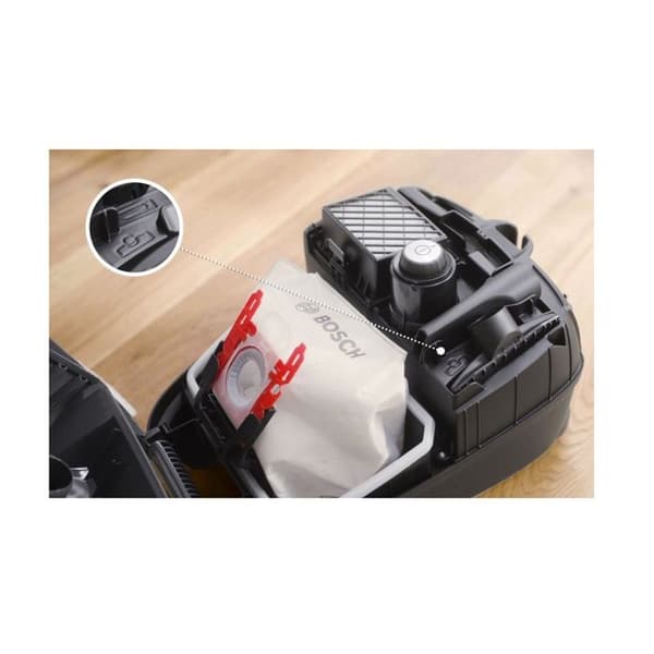 Bosch Säckstøvsuger 850w 75db sort - BGB41POW1
