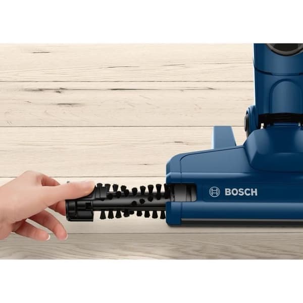 Sladdlös stickdammsugare - BOSCH BBHF216 - 16 V max. - Litiumbatteri - 36 min - Integrerad bordsdammsugare - Blå