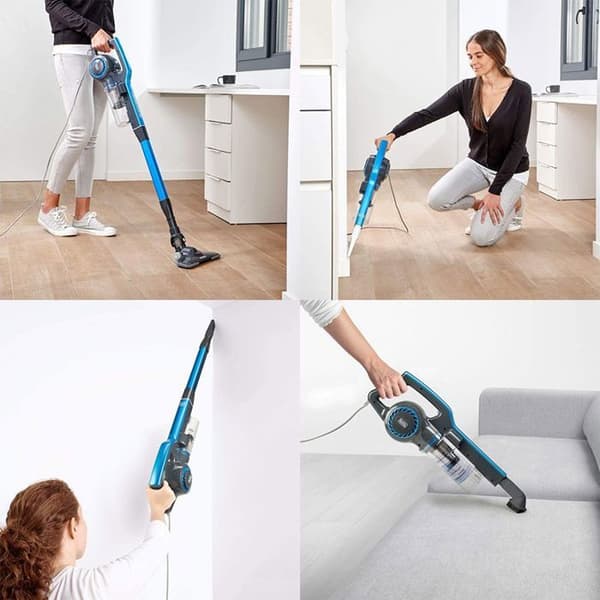 BLACK+DECKER BXVMS600E 600W upprättstående dammsugare, 3 i 1, 6m kabel, 650ml kapacitet, EPA-filter