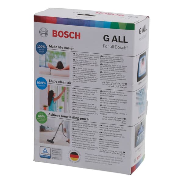 Vaihtopussi pölynimurille BOSCH BBZ41FGALL (4 osaa)