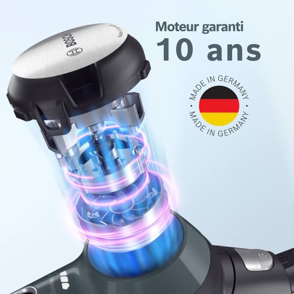 Langaton pölynimuri BOSCH BBS712A Musta
