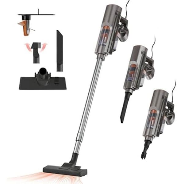Solac Turbobat 600 Dammsugare Power 12 kPa Endless Powertech trippelfiltreringssystem metallnät och HEPA 800 ml tank