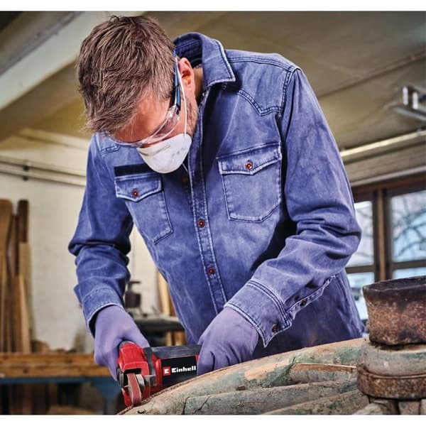 Einhell Bänkfil TC-BF 500 E (500 W, hastighet upp till 1 700 m/min, med set av 6 slipband)
