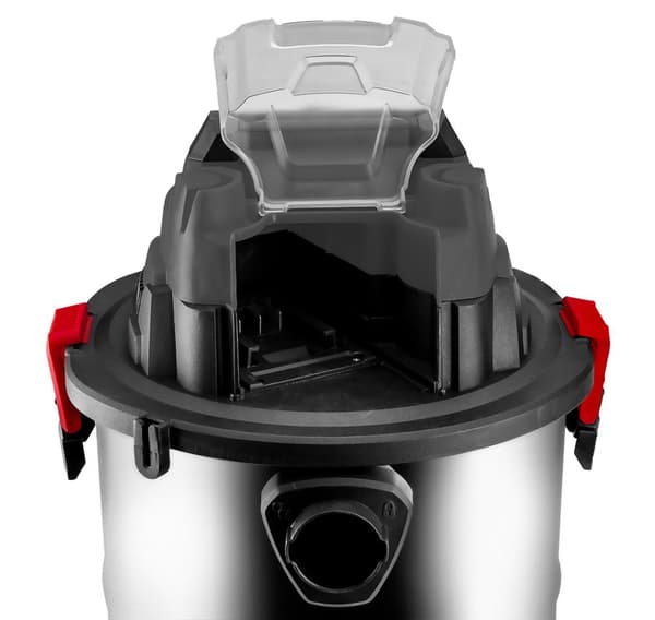 Energy+ 18V Li-Ion værkstedsstøvsuger, våd og tør, 20L tank, uden batteri