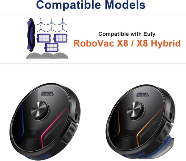 INF Reservedelspakke til Eufy RoboVac X8/X8 Hybrid robotstøvsuger