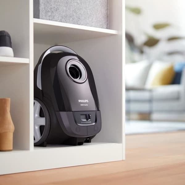PHILIPS XD3112/09 Kanisterdammsugare med påse Serie 3000 - 900W - 79 dB - Anti-allergen filter
