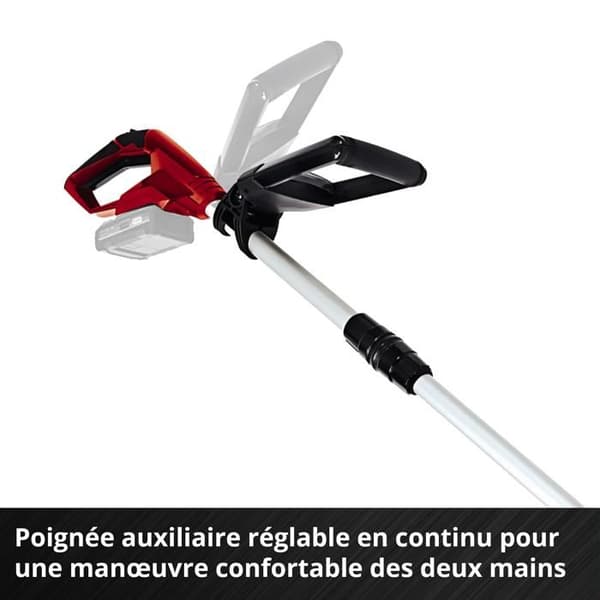 Einhell Trådfria kantklippare GE-CT 18 Li - Solo Power X-Change (18V, klippbredd 24cm, 20 PVC-blad) Levereras utan batteri eller laddare.