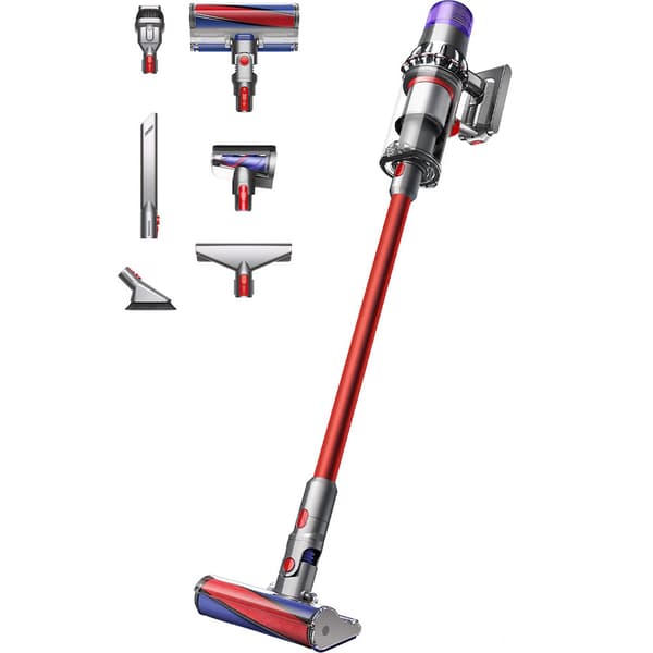 Dyson V11 Fluffy Nickel Red (2023) Handhållen dammsugare Nickel, Röd