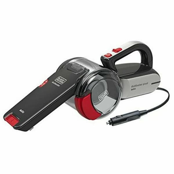 Cyclonisk håndstøvsuger Black & Decker PV1200AV 12,5 W 0,44 L Sort Rød Grå, Rød, Transparent