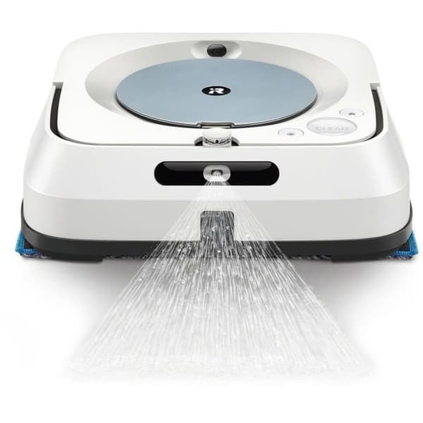 Robotmopp - IROBOT - M613440 - Braava jet - Ansluten - 100 m² - Vit Svart, Vit