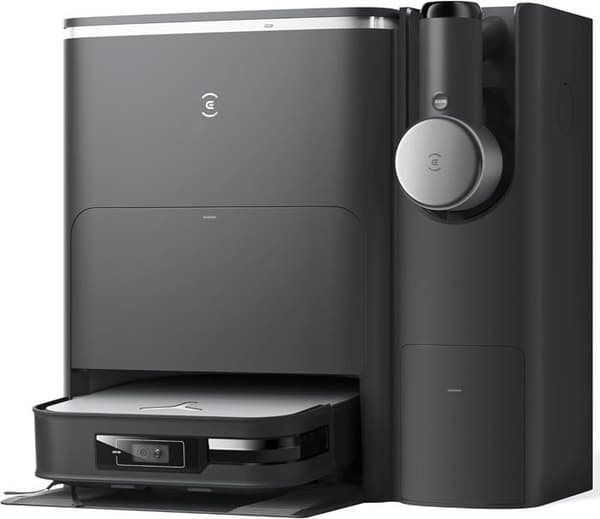 ECOVACS DEEBOT X2 COMBO - Robotdammsugare med handdammsugare - 8700Pa - Dubbel automatisk tömning Sort