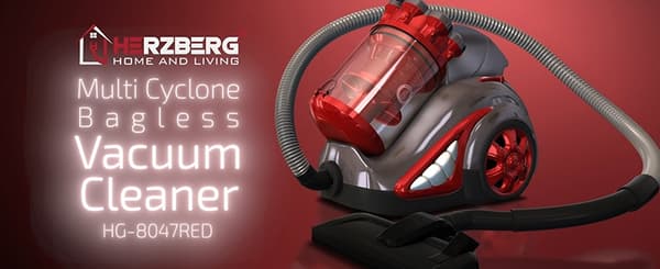 Påslös Dammsugare 2.5L - 1200W