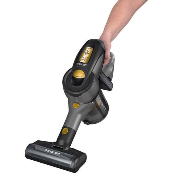 Trådlös stavdammsugare - SENCOR - SVC-8725GD - 3 i 1 - 400 W - 79 dB - 0,6 L - Svart