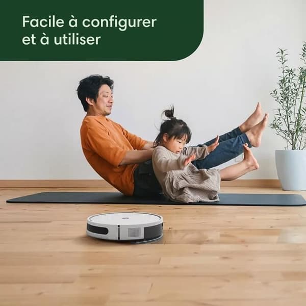 iRobot Roomba Combo Essential - Ansluten robotdammsugare och mopp - Effektiv och kraftfull - 3 sugnivåer - Programmerbar