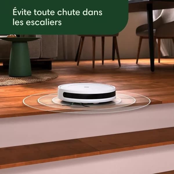 iRobot Roomba Combo Essential - Ansluten robotdammsugare och mopp - Effektiv och kraftfull - 3 sugnivåer - Programmerbar