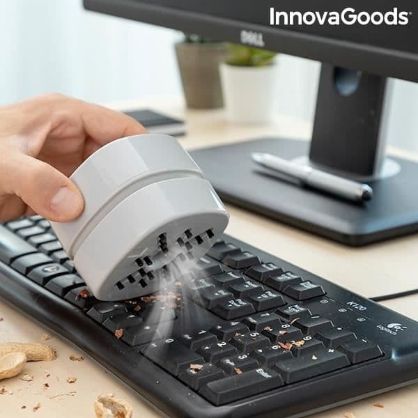 Manuell dammsugare - Innovagoods - MIKUUM - Påslös - Elektrisk - Kompakt och lätt