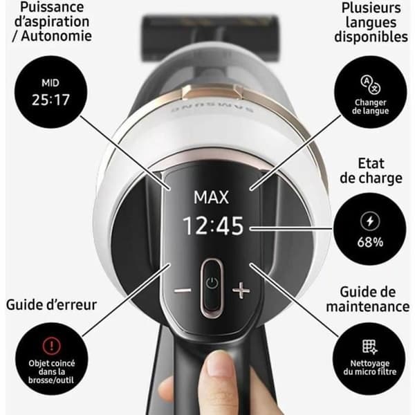 Stavstøvsuger Samsung 580 W