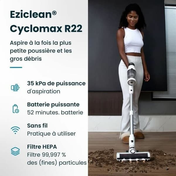 Stavstøvsuger EZIclean 500 W 150 W