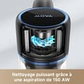 Miniatyrbild 3 av 6: MOVA S4 Detect - Trådlös Dammsugare - 150 AW - Maximal drifttid på 90 minuter - Multiyta Borste OptiInsigh
