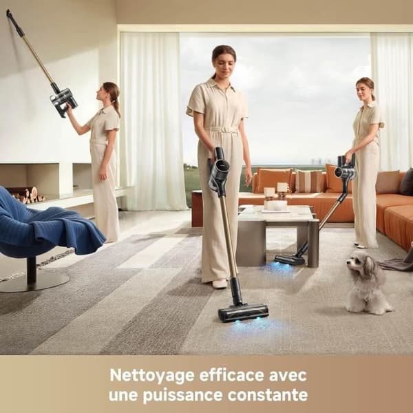 Mova S5 Sense - Trådlös Dammsugare - Multiytborste OptiInsight med Anti-knutdesign - Smart Inställning