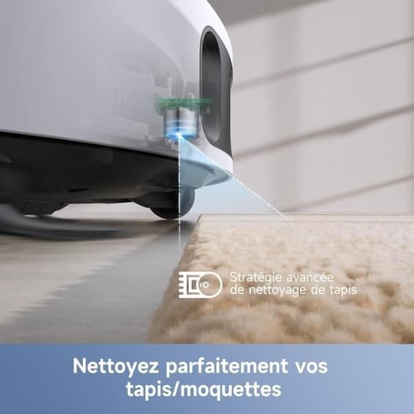 MOVA E30 Ultra - Robot Dammsugare och Mopp med Automatisk Tömning - Automatisk Moppning - RoboSwing Teknik