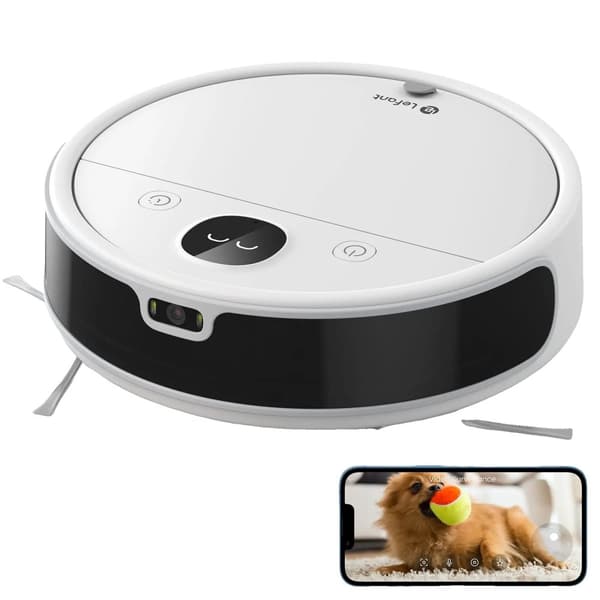Robotstøvsuger, 5500Pa sugeevne, smart navigation,Lefant P1, EU