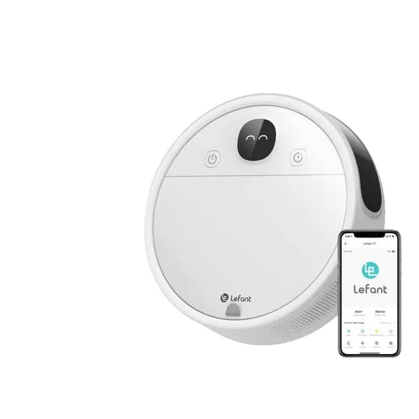 Robotstøvsuger, 5500Pa sugeevne, smart navigation,Lefant P1x2, EU