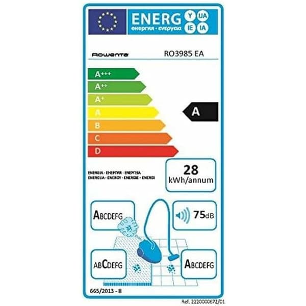Utsug Rowenta Svart 750 W