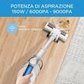 Miniatyrbild 2 av 2: MIDEA MCS2021WB stickdammsugare - Sladdlös, lätt och kraftfull - 45 min autonomi - Vit
