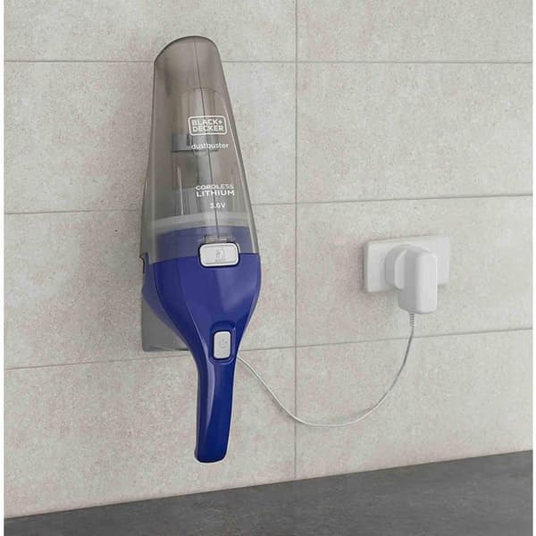 Sladdlös dammsugare med 3,6V uppladdningsbart litiumbatteri 1,5 Ah Black + Decker NVC115WA