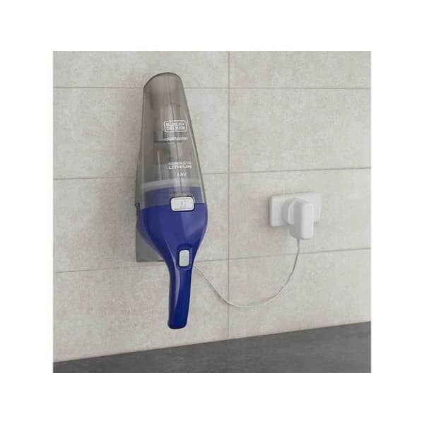 Sladdlös dammsugare med 3,6V uppladdningsbart litiumbatteri 1,5 Ah Black + Decker NVC115WA