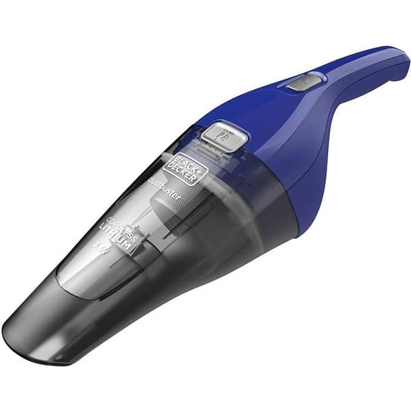 Sladdlös dammsugare med 3,6V uppladdningsbart litiumbatteri 1,5 Ah Black + Decker NVC115WA