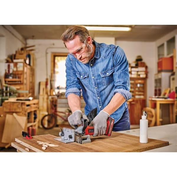 Einhell Träkantfräs med sladd TE-BJ 18 Li-Solo Power X-Change (18V) Levereras utan batteri och utan laddare