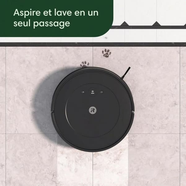 Robotdammsugare - IROBOT Roomba Combo® 2 Essential - Autonomi 120 min - Hög effektivitetfilter - AutoEmpty