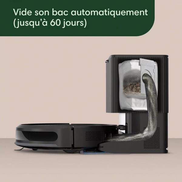 Robotdammsugare - IROBOT Roomba Combo® 2 Essential - Autonomi 120 min - Hög effektivitetfilter - AutoEmpty