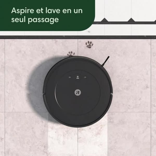 Robotdammsugare - IROBOT Roomba Combo® 2 Essential - Autonomi 120 min - Hög effektivitetfilter - AutoEmpty