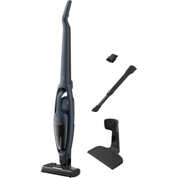 Electrolux 500 Clean, Trådlös 2-i-1 Städare, Självrengörande Borste, Upp till 50 min Batteritid, 58 % Återvunnen Plast Blå