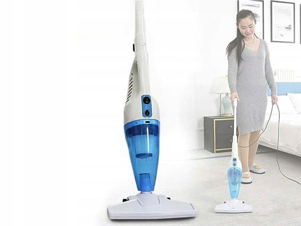 2-i-1 genopladelig poseløs Hepa-støvsuger 600w