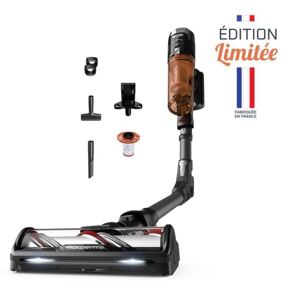 Trådlös golvdammsugare - ROWENTA - X-Force Flex 13.60 - 150 AW - Autonomi 60 min - Svart