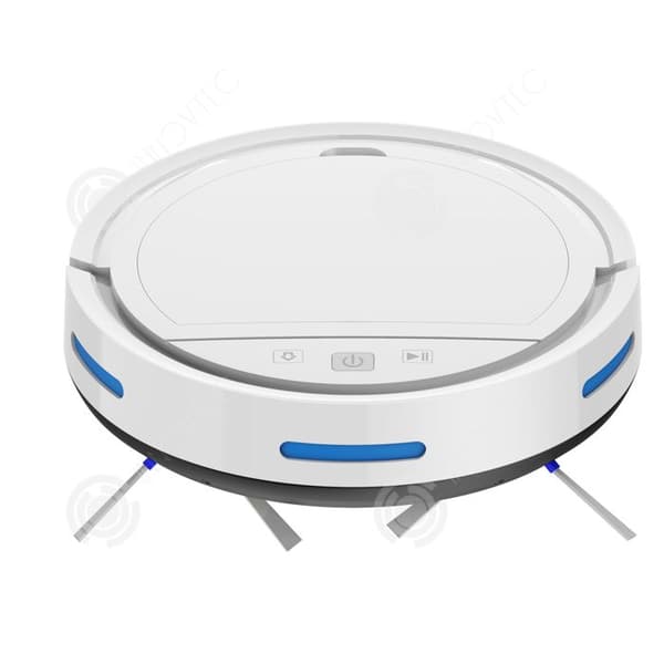 INN Robotdammsugare 3 i 1 3000Pa APP Automatisk Laddning Sopa och Våtstädning för Mattor Hårda Golv 7,5 cm Ultranätt Vit