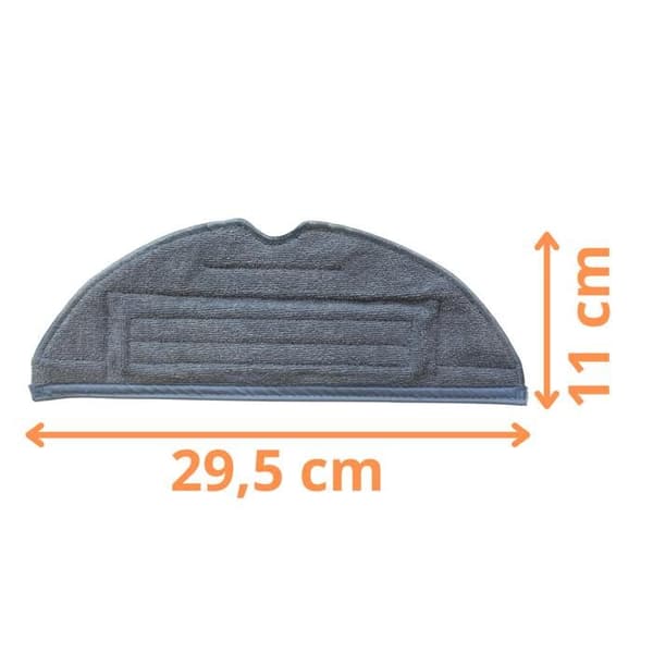 Lingette - Roborock - S8/S7 - Set om 3 - Mikrofiber - Tvättbar - Fuktig
