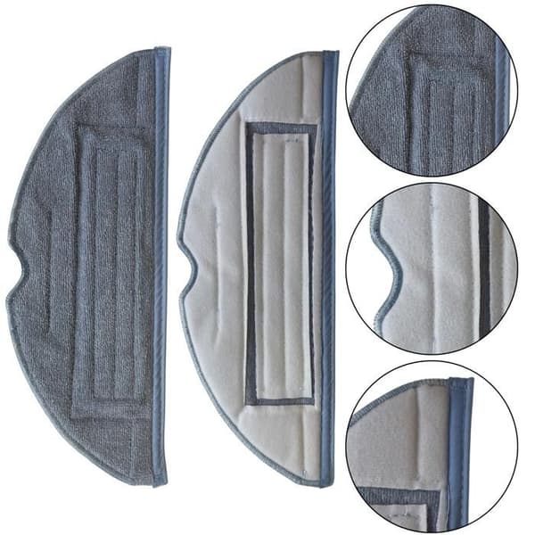 Lingette - Roborock - S8/S7 - Set om 3 - Mikrofiber - Tvättbar - Fuktig